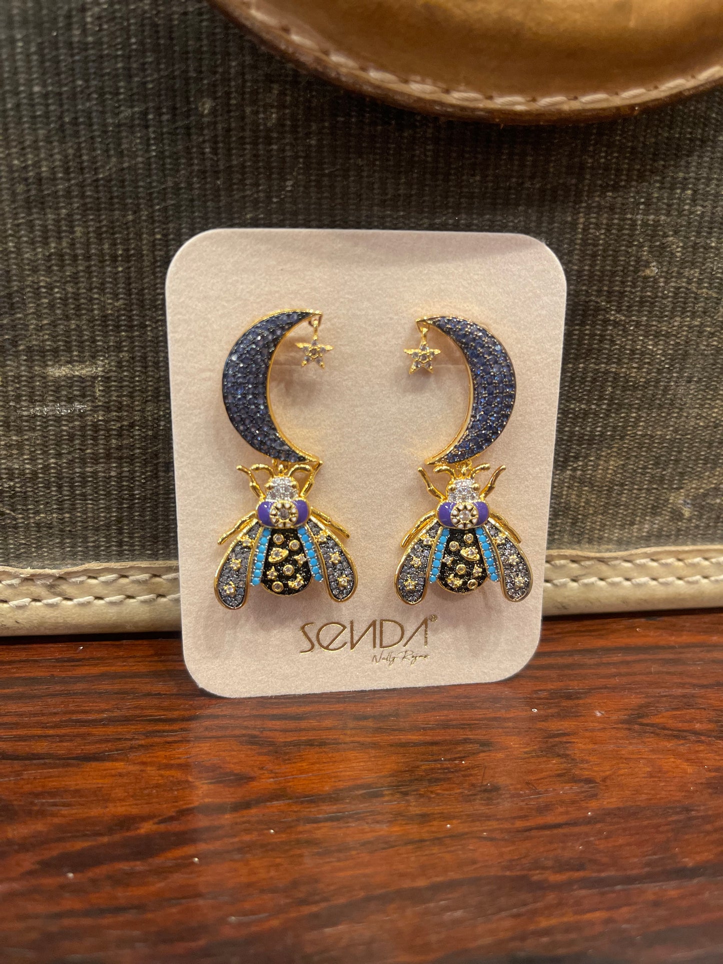 VESPA HAPPI SAPHIRE EARRINGS