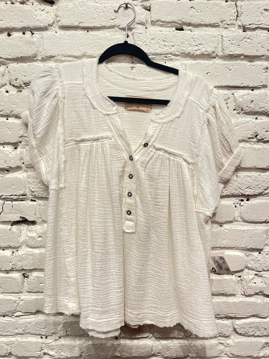 HORIZONS DOUBLE CLOTH TOP