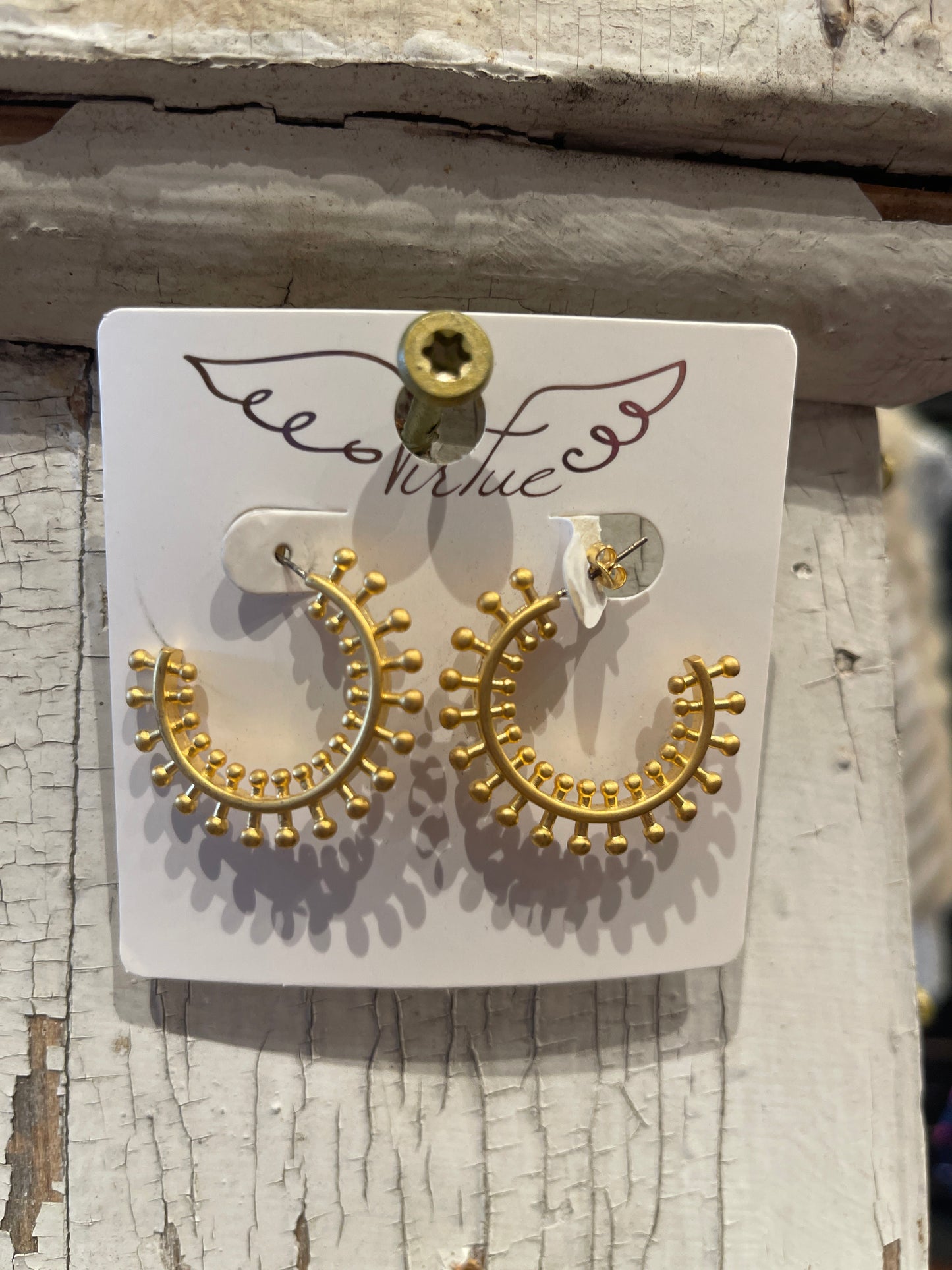 LARGE SPOKES HOOP EARRINGS 9503L