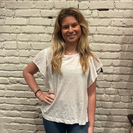 KIRA SLUB COTTON TEE