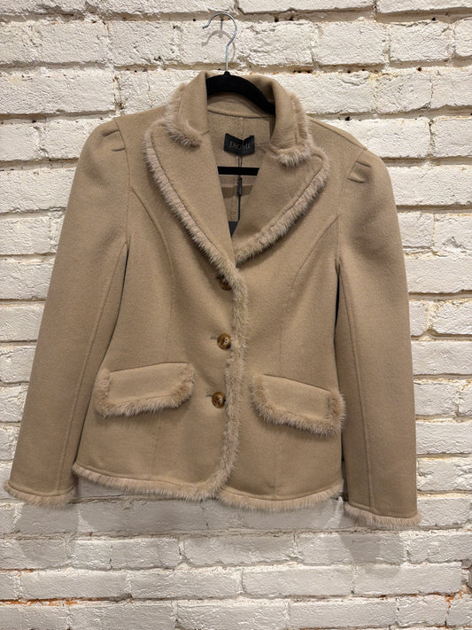 MINK TRIM JACKET DMA232JD
