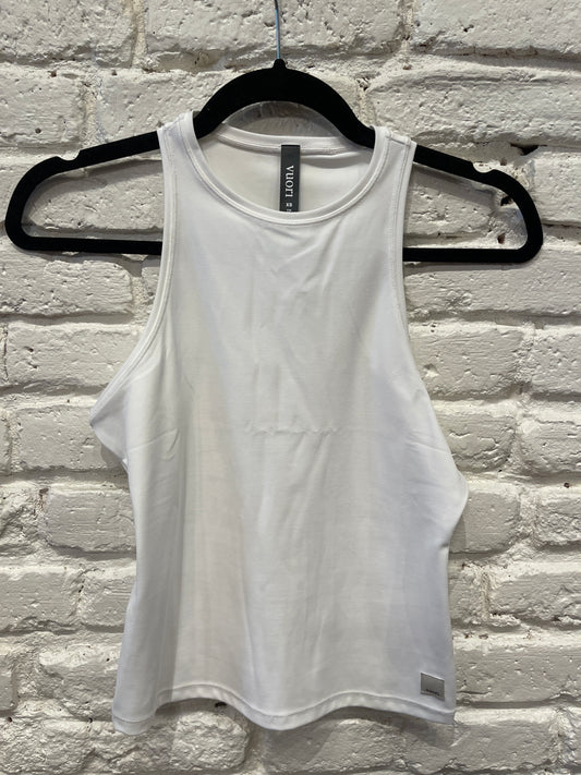 VUORI ALL THE FEEL CREW TANK WHITE