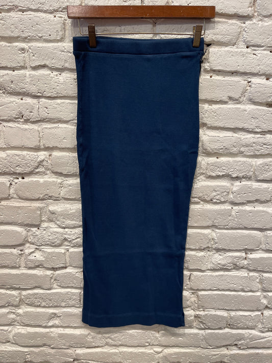 JAMES RIB SKIRT NAVY
