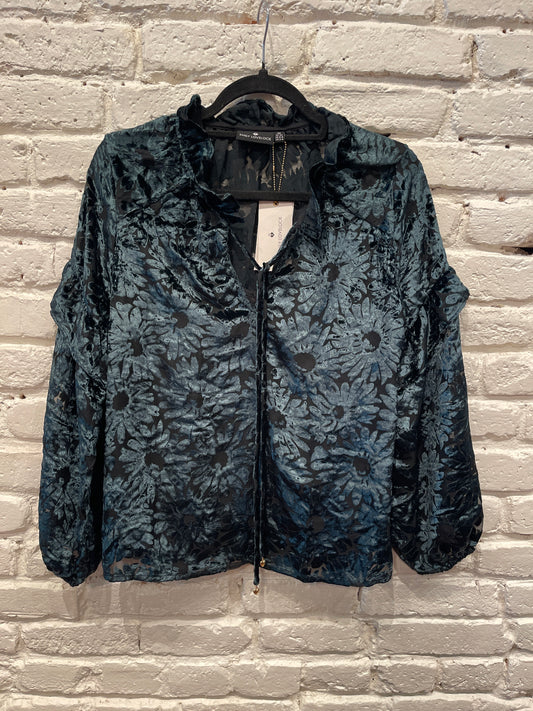 TINA DARK MOSS BLOUSE