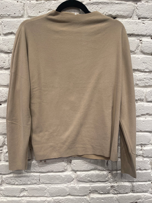 DOUBLE FACED FLEECE DOLMAN TAN