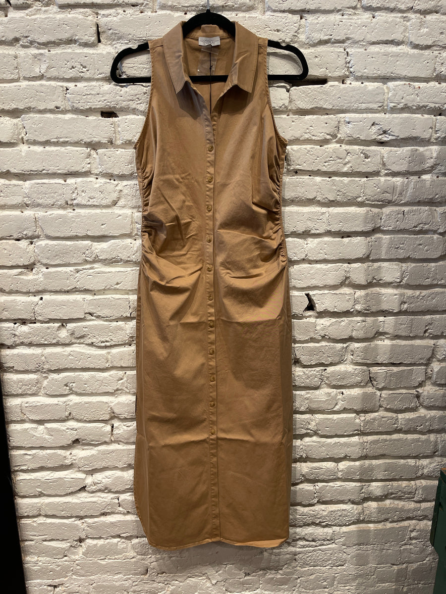 CAROLINE DRESS / KHAKI