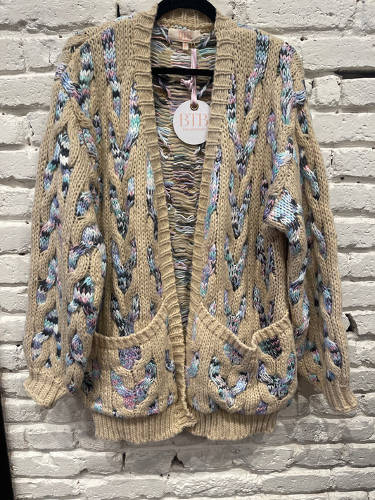 TAYLOR CABLE KNIT CARDIGAN
