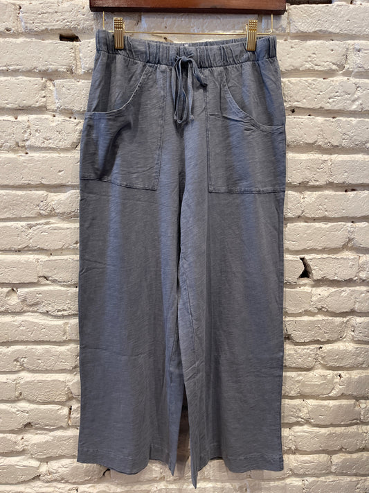 VALENTINA LONG GAUCHO PIGEON BLUE