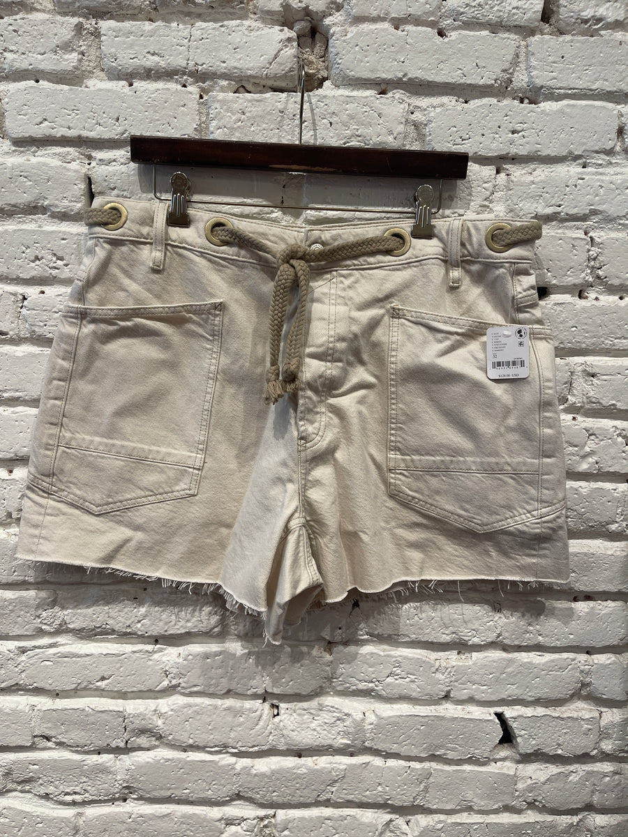 MOXIE SHORTS / WHITE