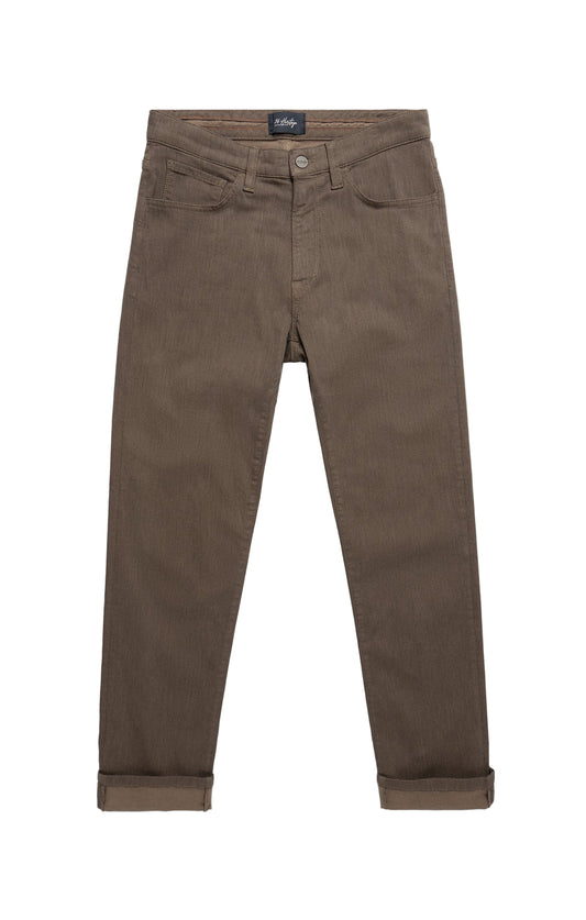 Courage Straight Leg Pants (Coffee Diagonal)