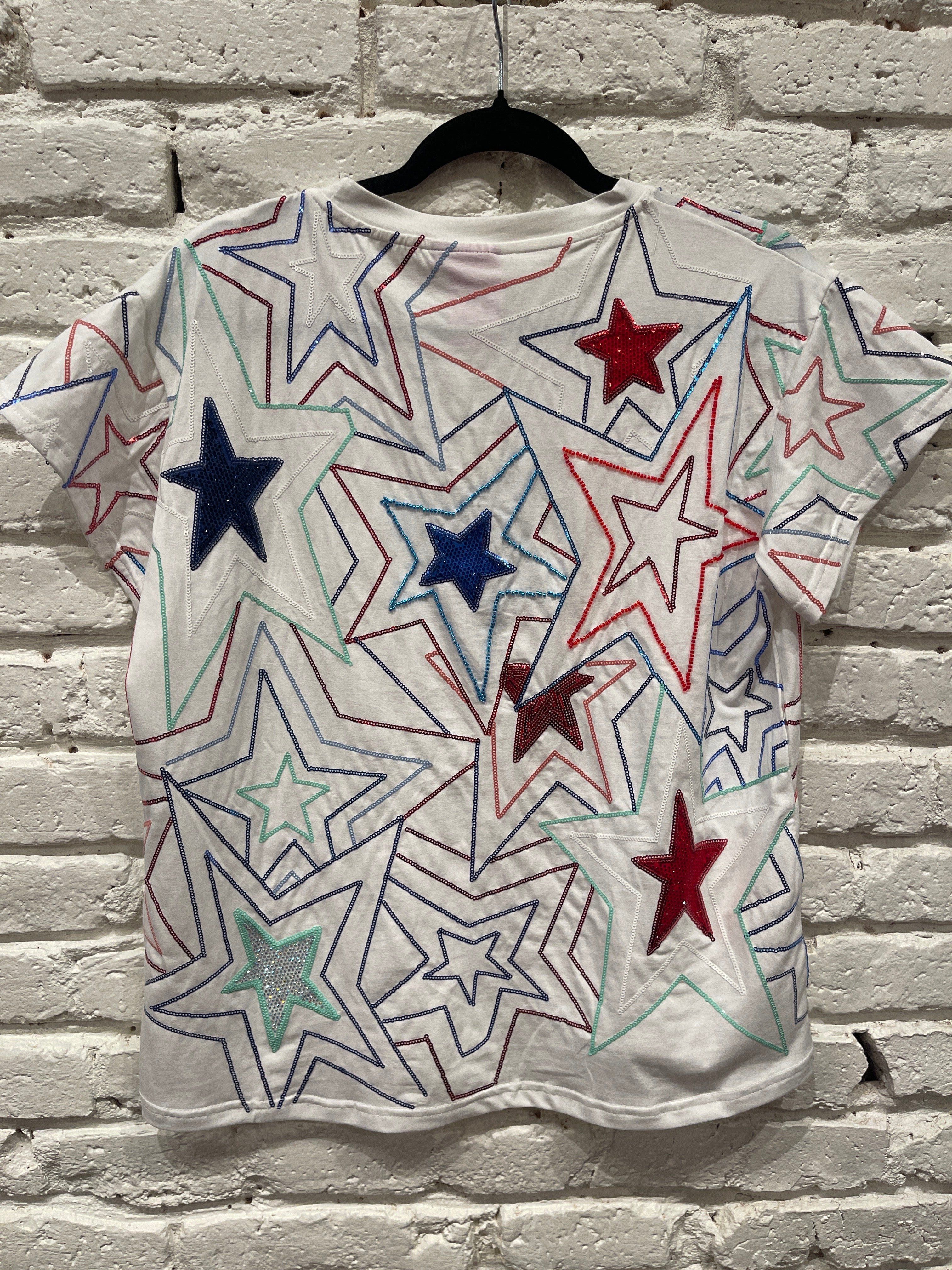 GROOVY STAR RED WHITE BLUE