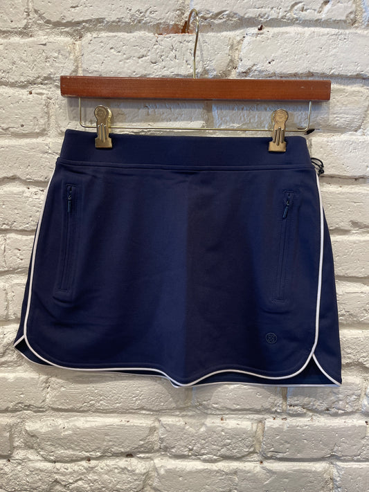 3D TULIP HEM TECH PIQUE SKORT TWILIGHT