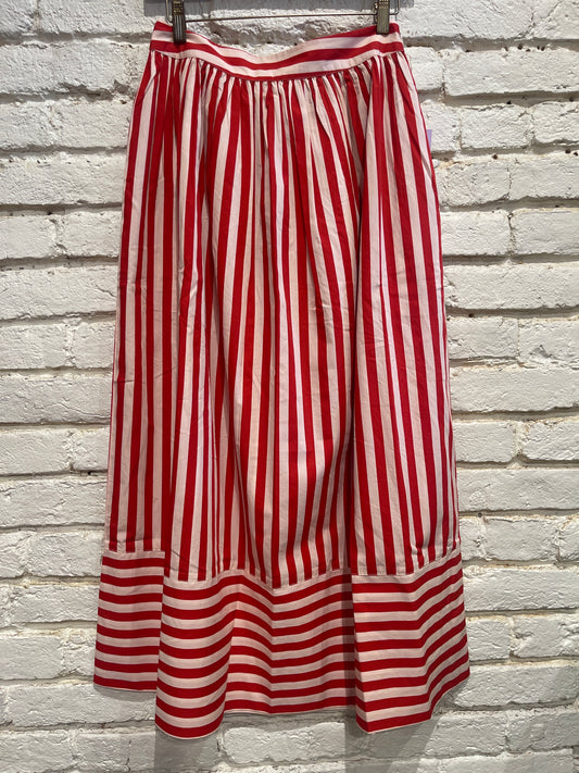 YARROW SKIRT RED STRIPE