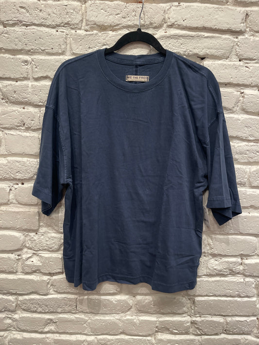 WTF PERFECT OVERSIZED TEE / VARSITY NAVY
