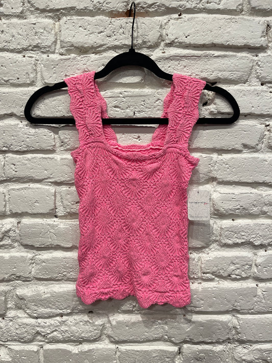 LOVE LETTER CAMI / PINK FLAME