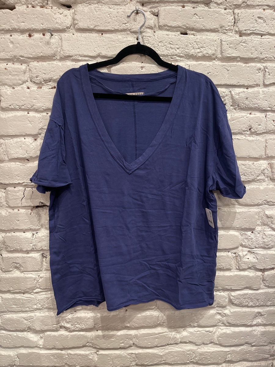 NINA V TEE INDIGO