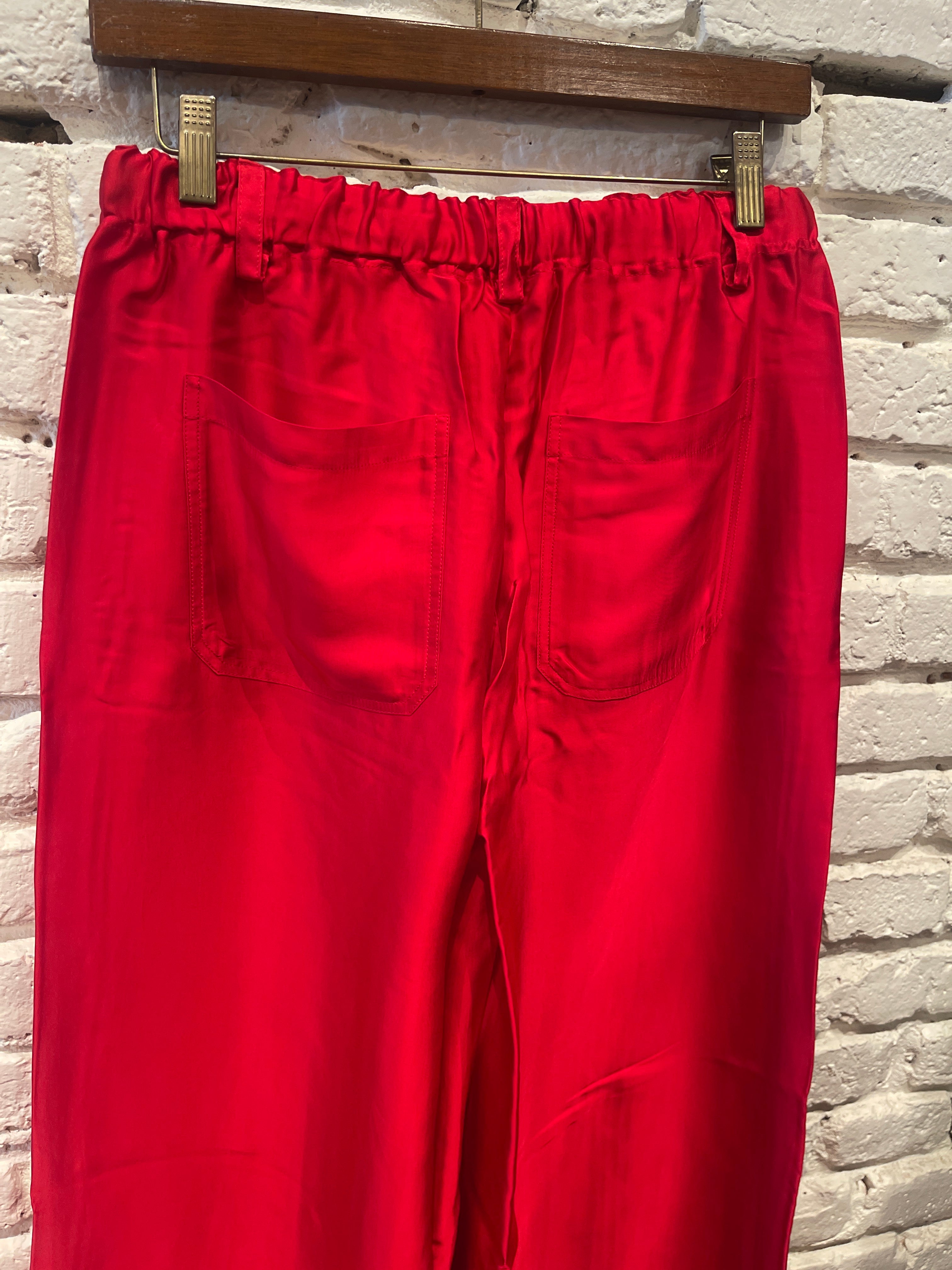 ANNIE RED WIDE LEG PANT