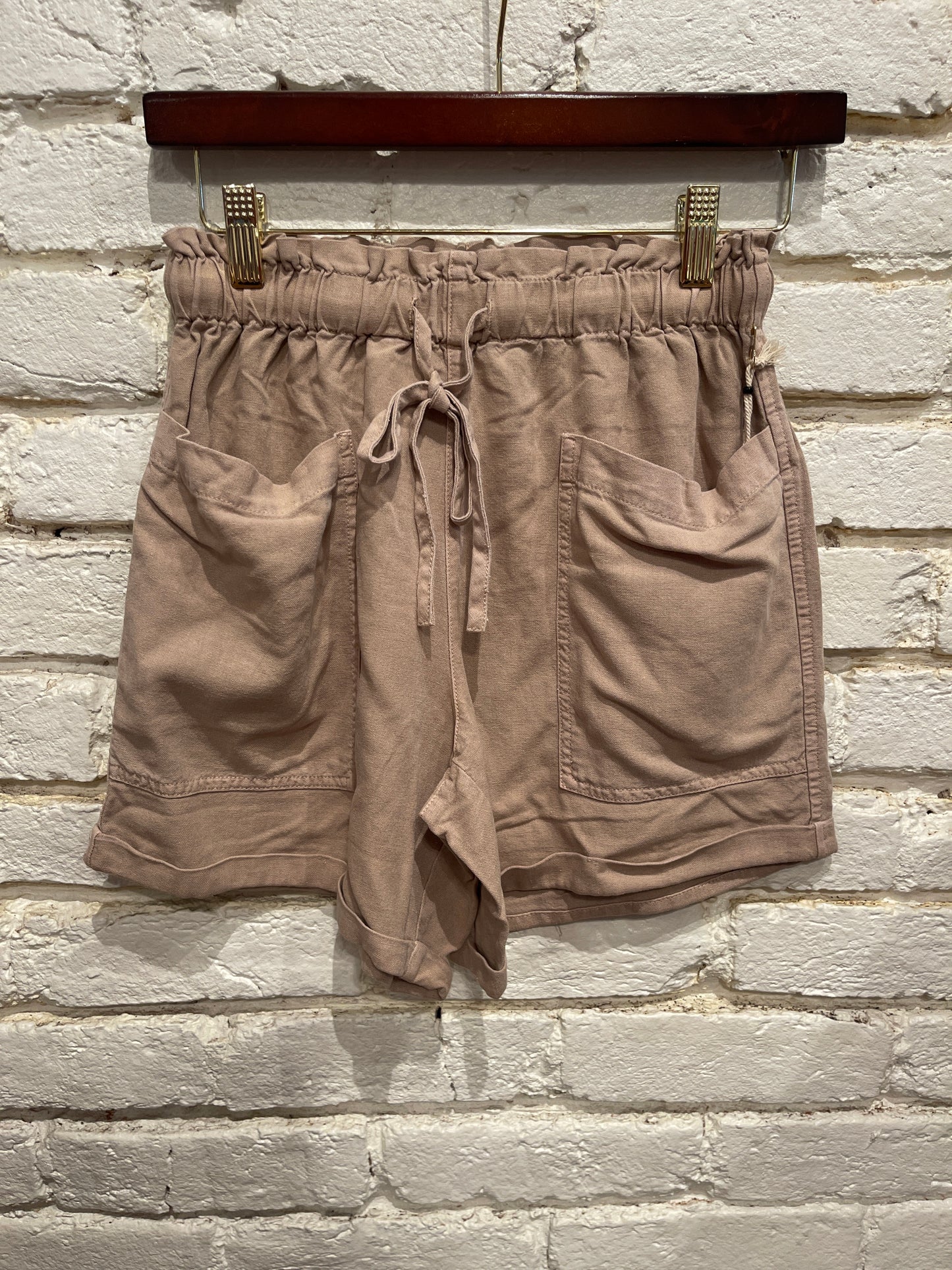 CASEY TIE-SHORT KHAKI