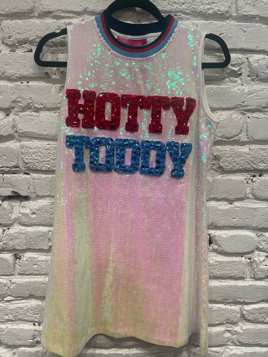 HOTTY TODDY SEQUIN TANK DRESS