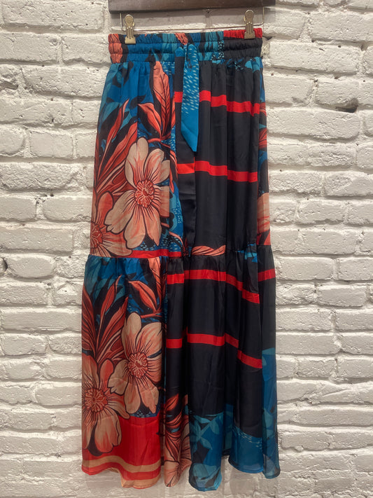 SQUARE SKIRT SKY A036