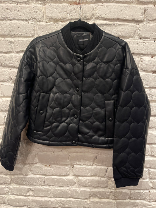 BLACK HEART QUILT JACKET