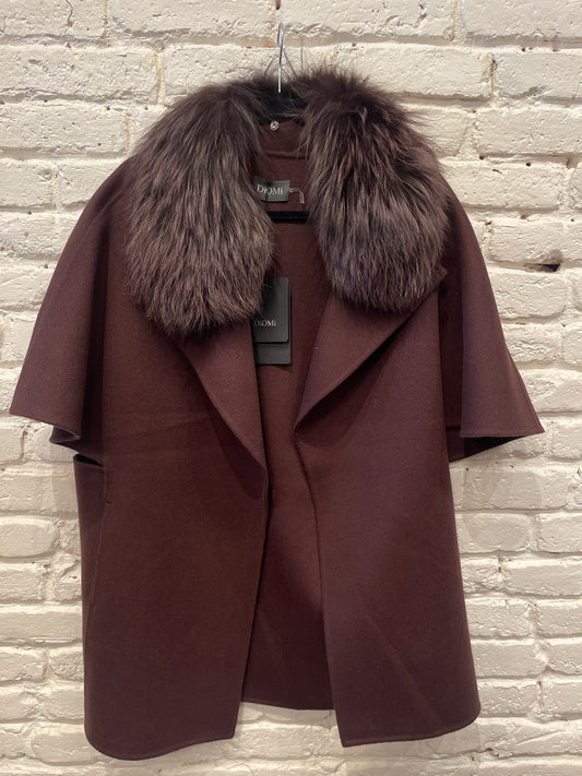 SHORT SLEEVE JACKET CHOCOLATE DM9049F