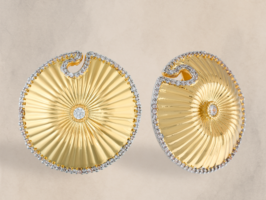 LEGENDARY MUSHROOM CRYSTAL STUD EARRINGS