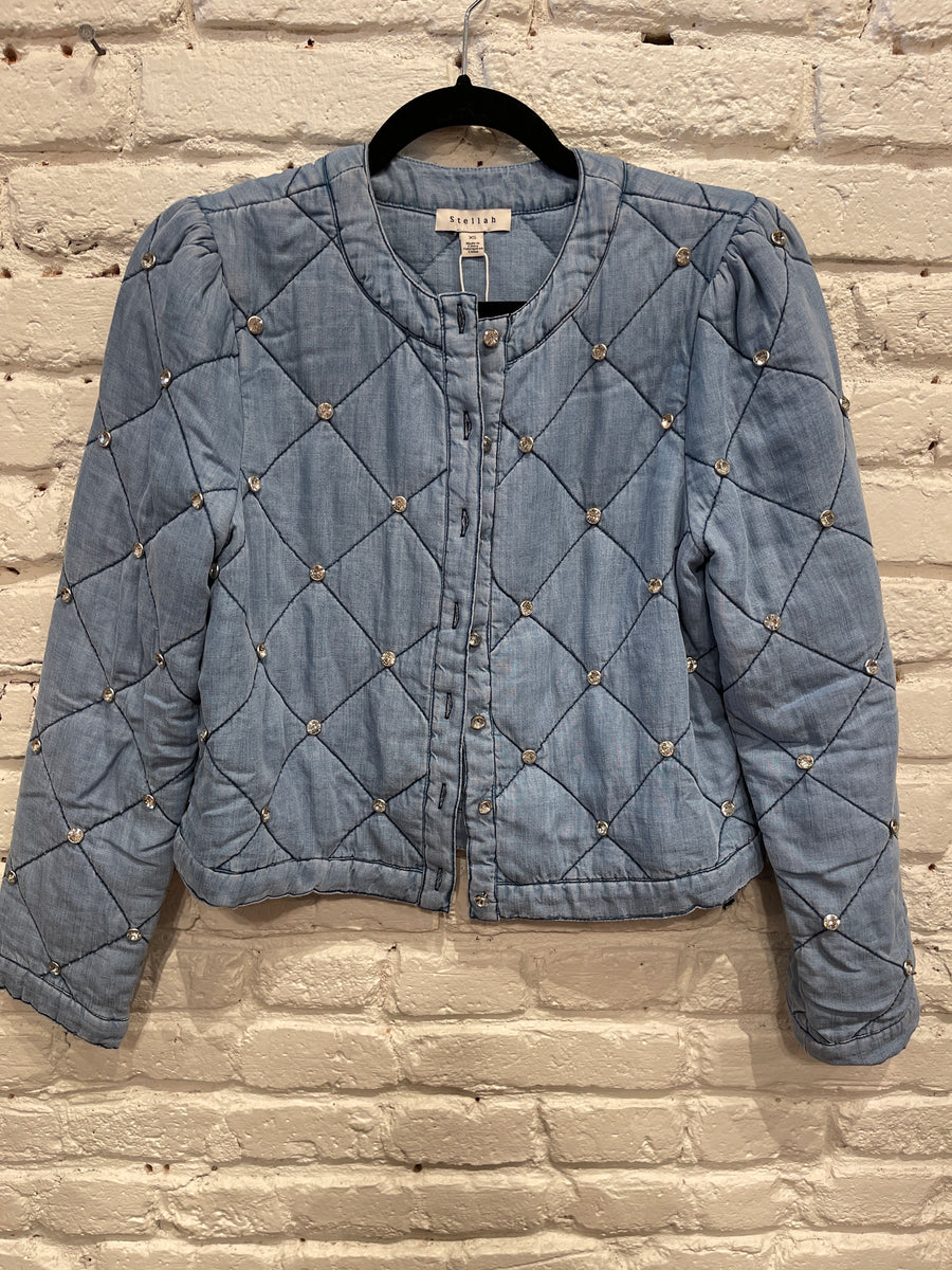 QUILTED DENIM JACKET