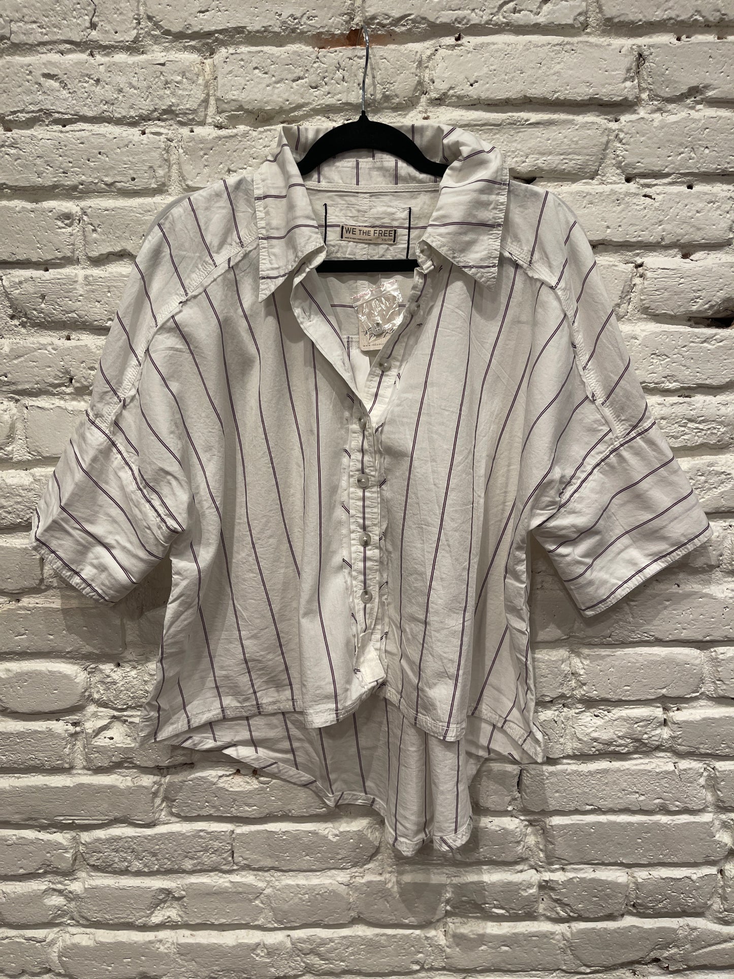 SEASIDE COTTON STRIPE SHI / IVORY COMBO