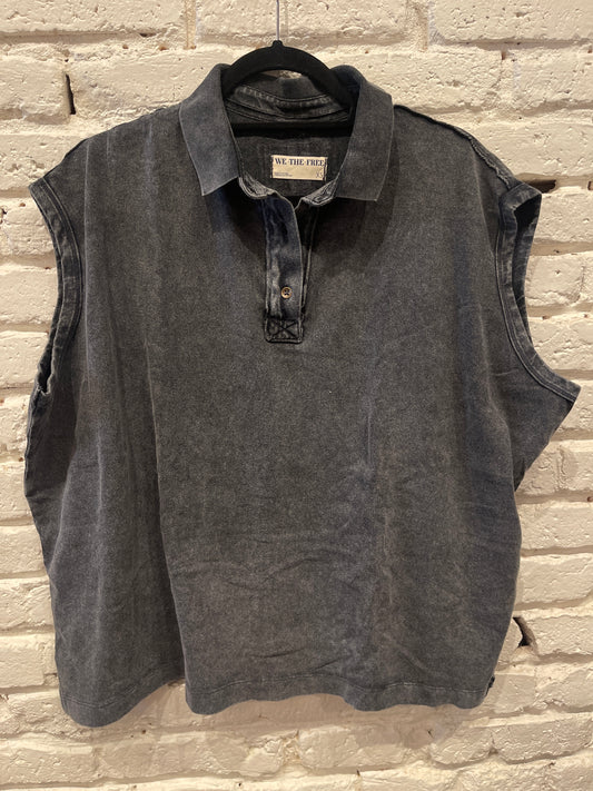 KEEP ON POLO / WASHED BLACK