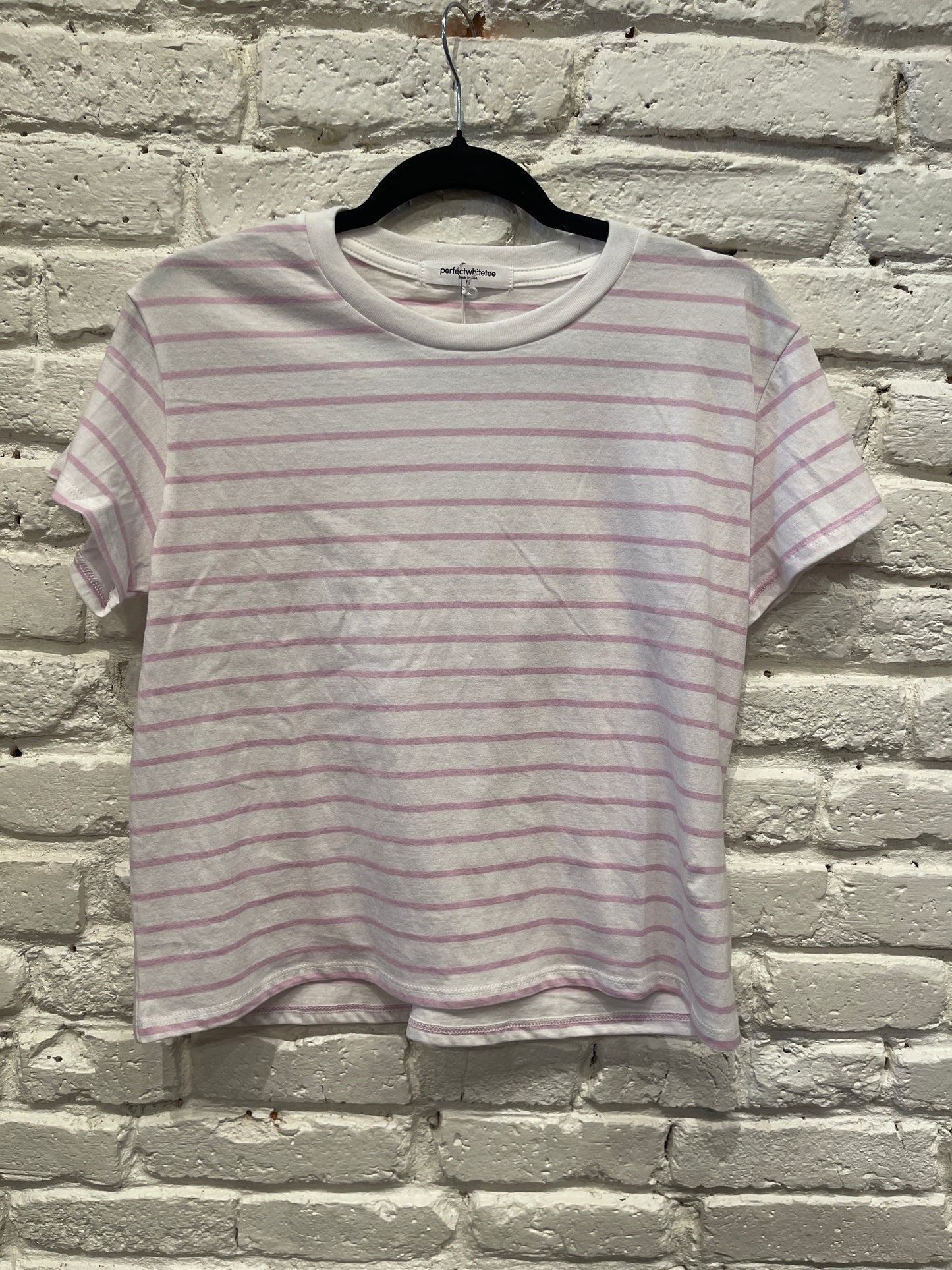 EVERETT PINK STRIPE TEE