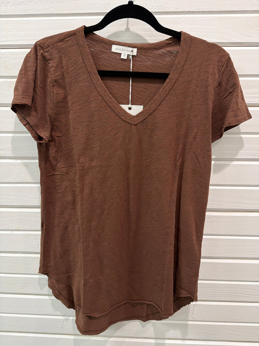V- NECK W/ CURVE HEM UNEARTHED
