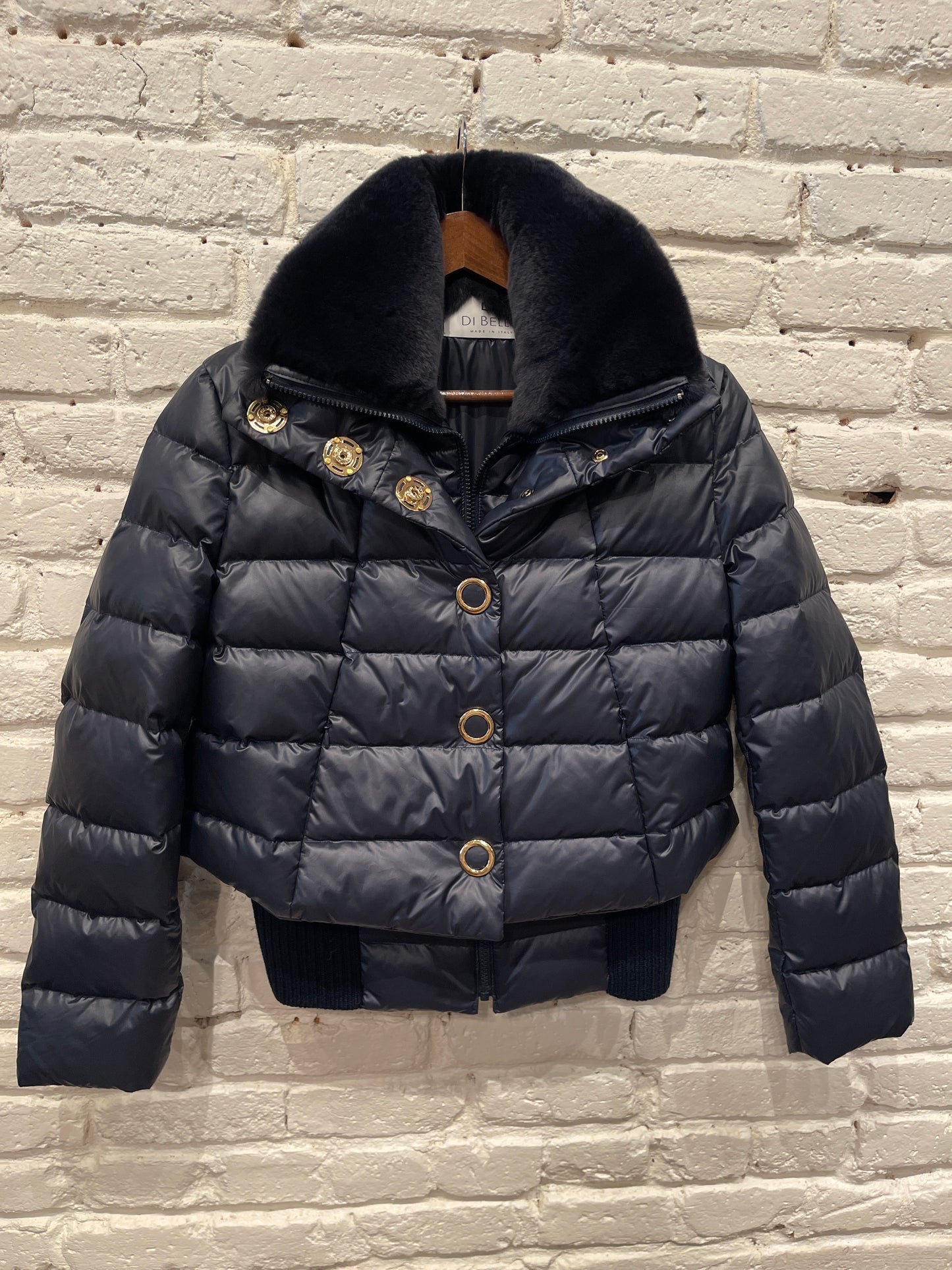 41202 GOOSE DOWN AND REX JACKET NAVY