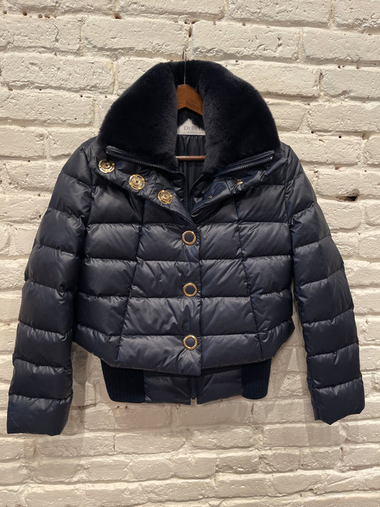 41202 GOOSE DOWN AND REX JACKET NAVY