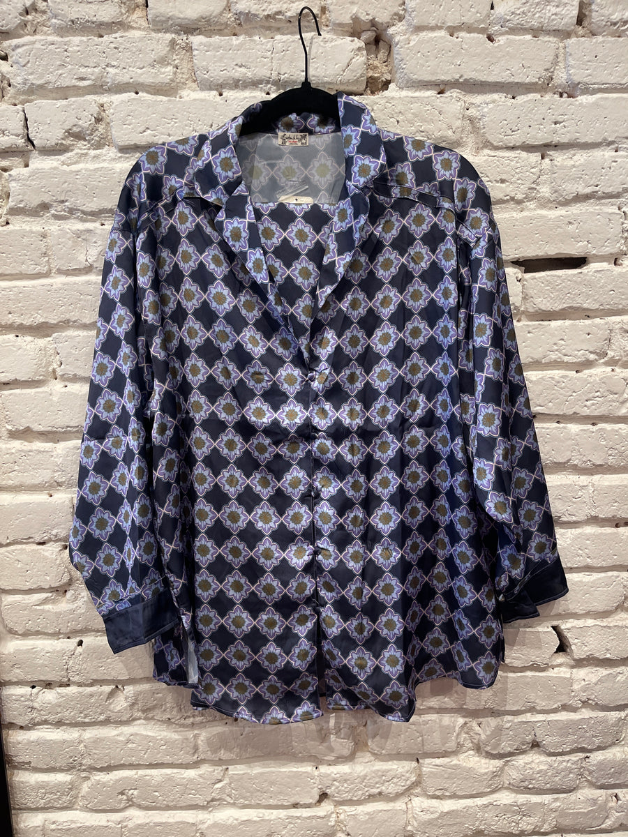 DREAMY DAYS PAJAMA SET / NAVY COMBO