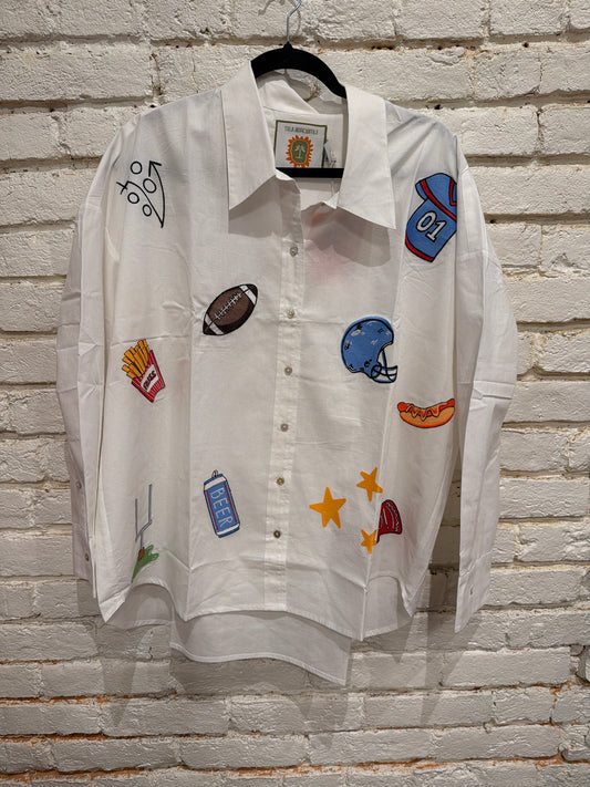 GAMEDAY BUTTON UP