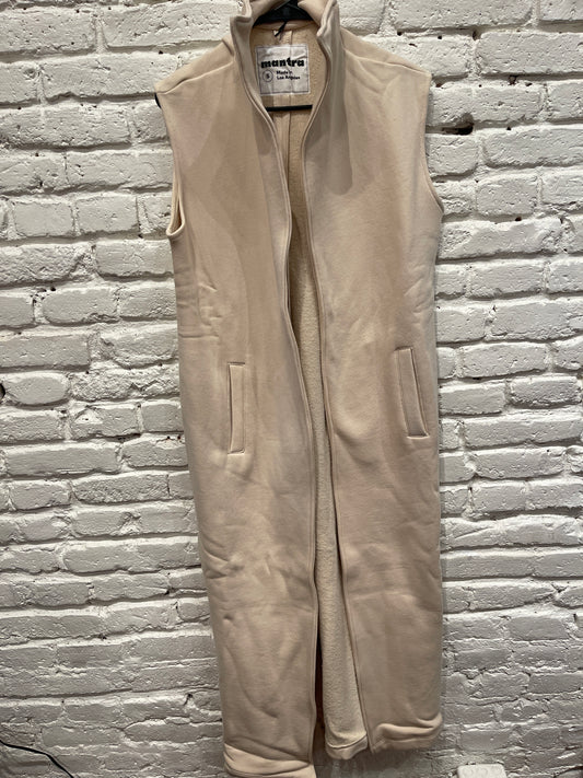 CREAM INEX LONG VEST MD574