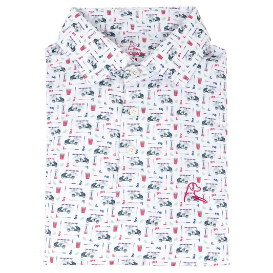 The Bev Cart Polo (White)