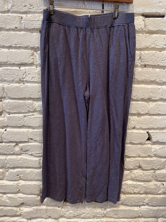 WIDE LEG CROPPED PANTS STEEL ARMOR