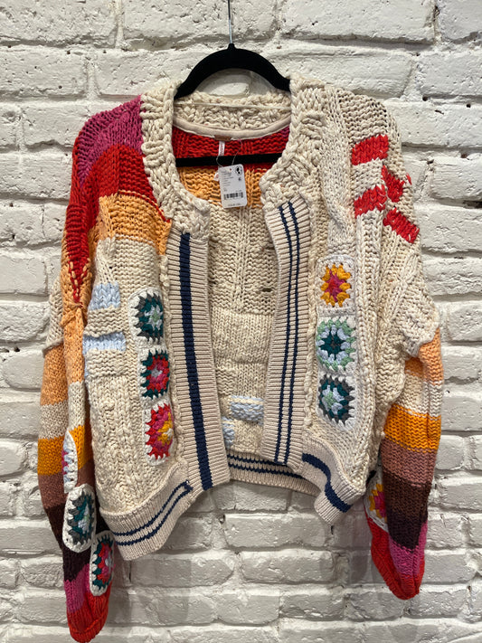 CLEAR SKIES CARDI / CREAM COMBO