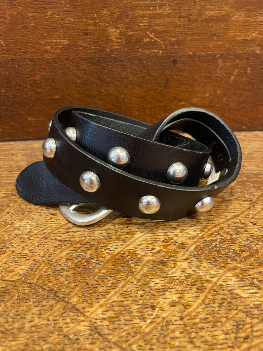 RHODES STUD BELT BLACK