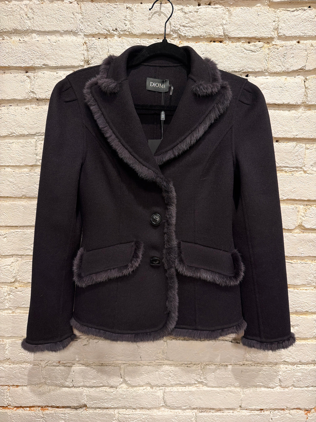 MINK TRIM JACKET DMA232JD