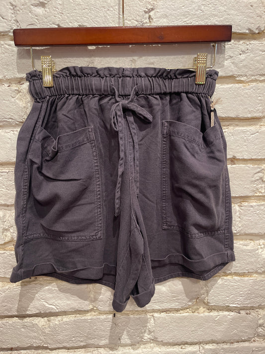 CASEY TIE-SHORT VINTAGE BLACK