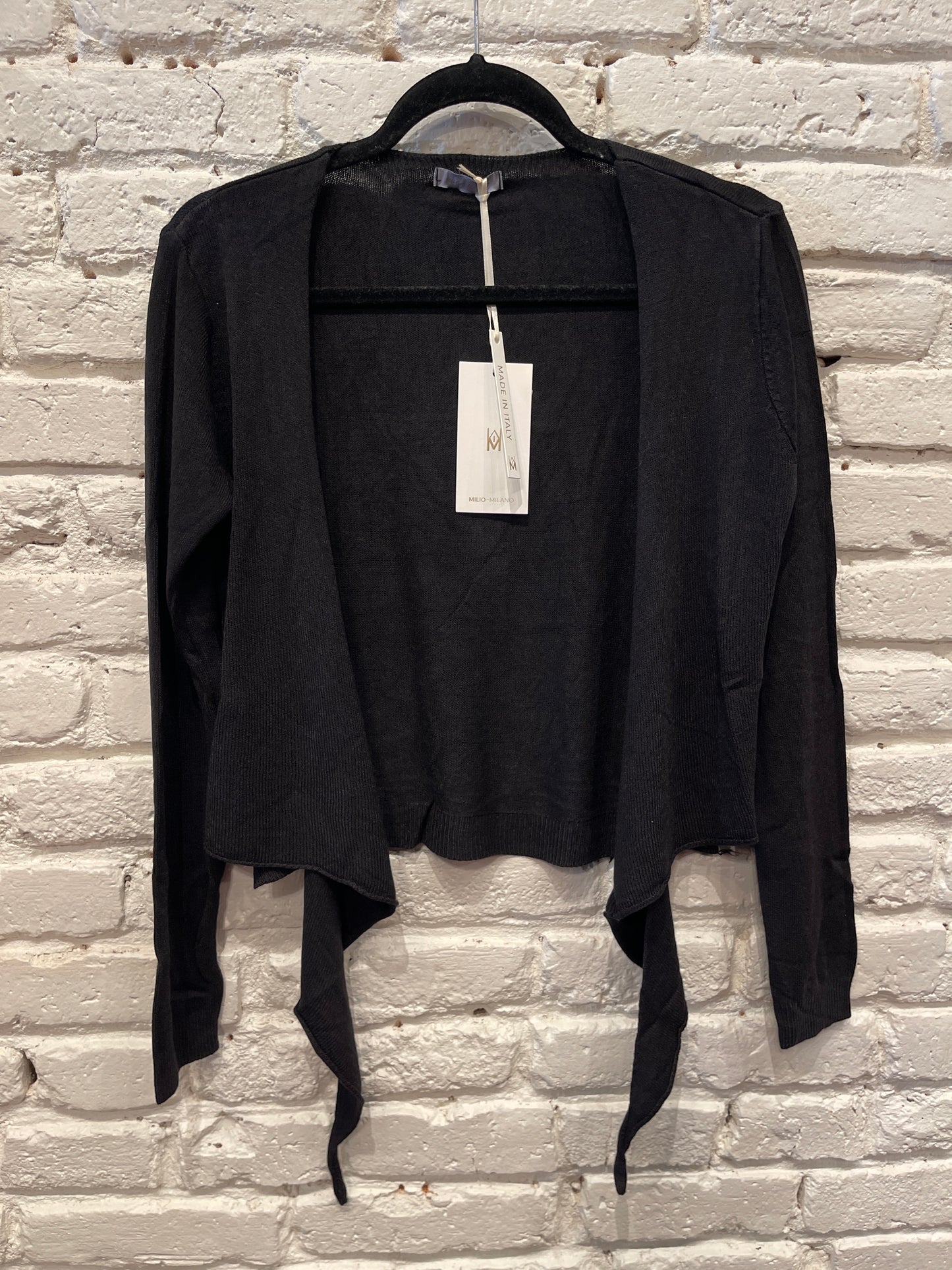 DRAPEY CARDIGAN BLACK