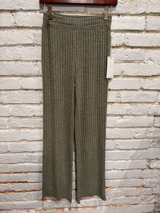 EMMA RIB PANT OLIVE