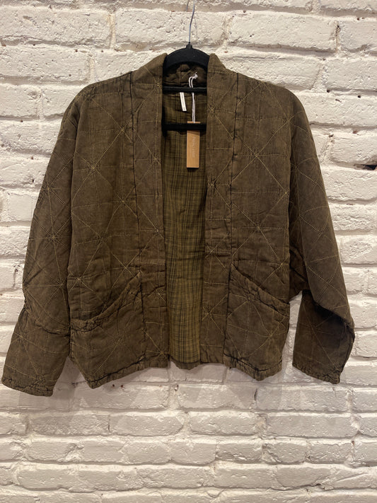 QUILTED COCOON CARDI HUNTER