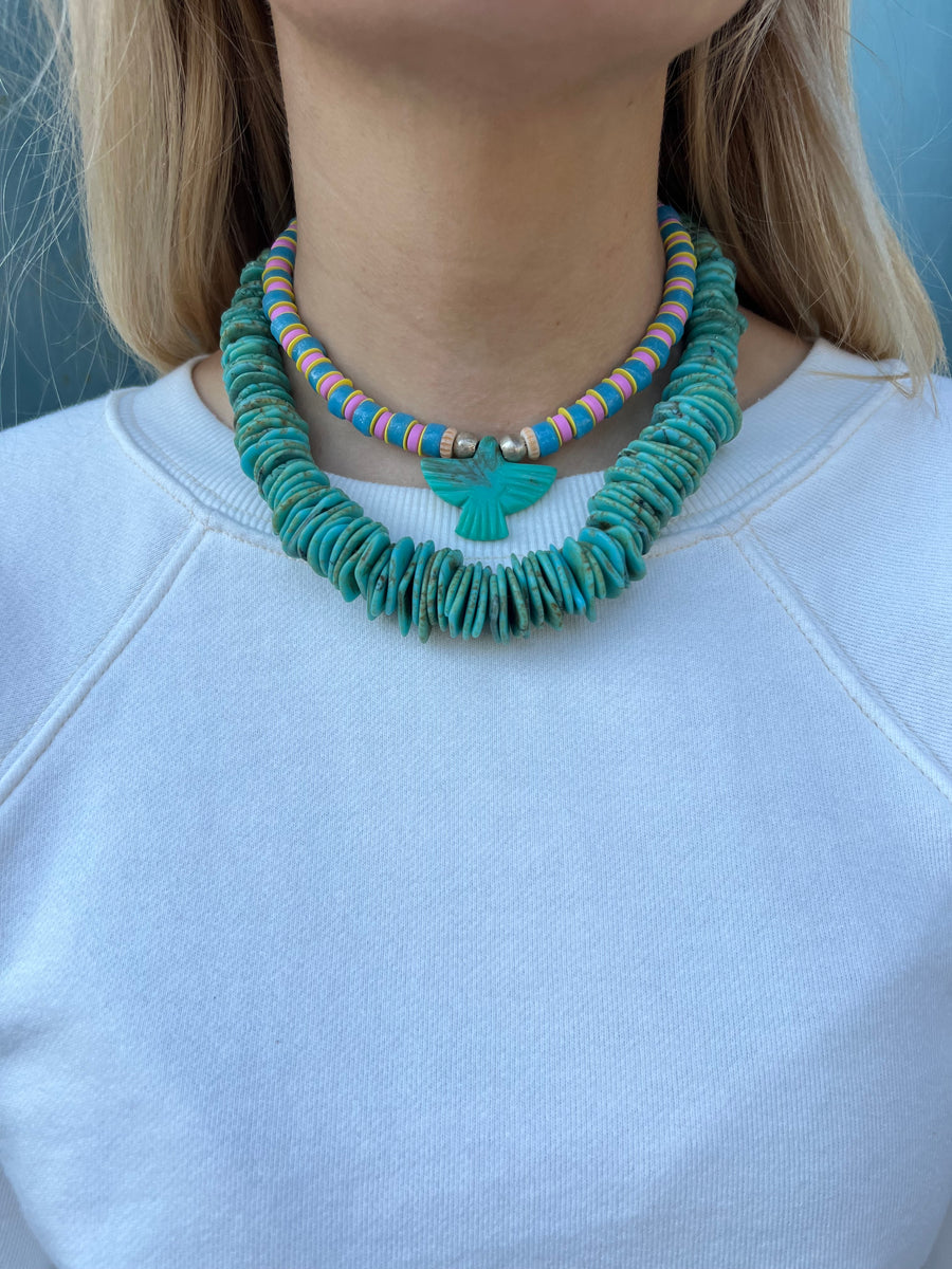 GRADUATED TURQUOISE NECKLACE