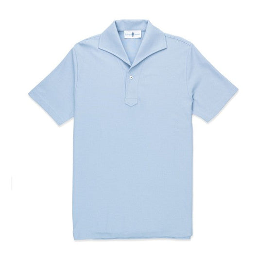 Short Sleeves Tailored Polo (Lt Blue)