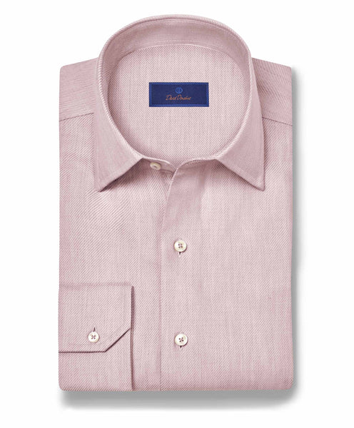 Lilac Cashmere Blend Sport Shirt