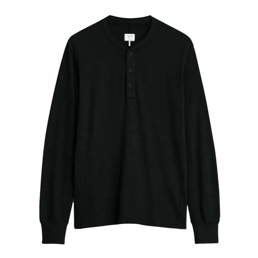 Classic Flame Henley (Jet Black)